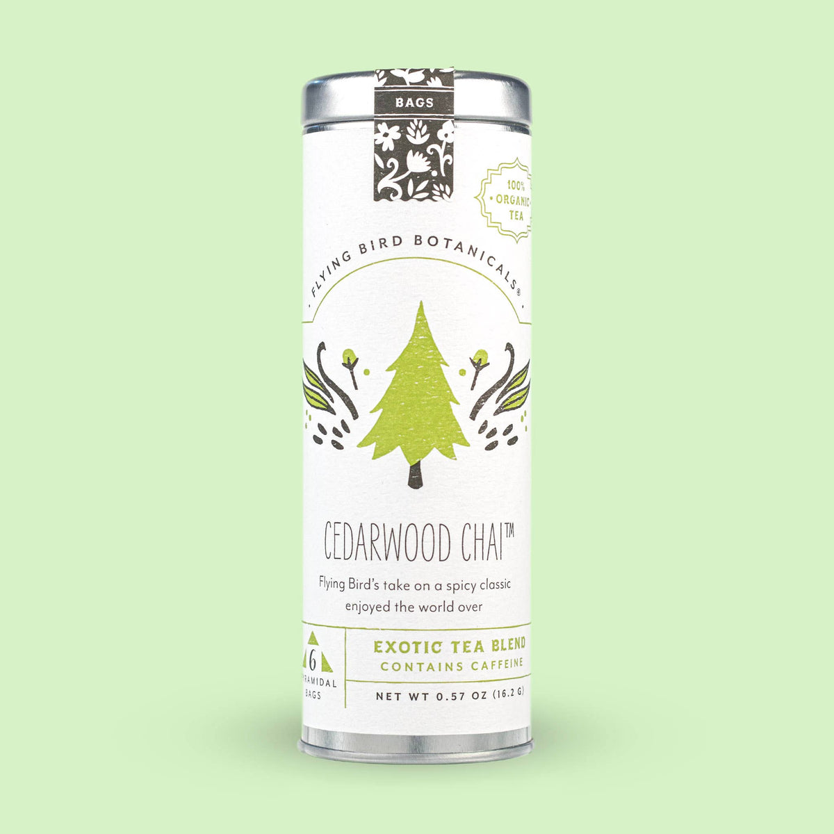 Cedarwood Chai (ORG) – 6 Tea Bag Tin