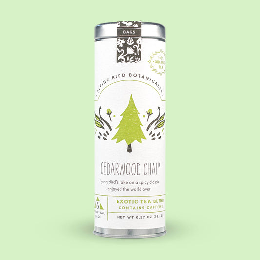 Cedarwood Chai (ORG) – 6 Tea Bag Tin