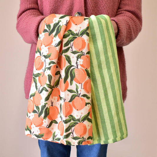Peaches Kitchen Towel Set