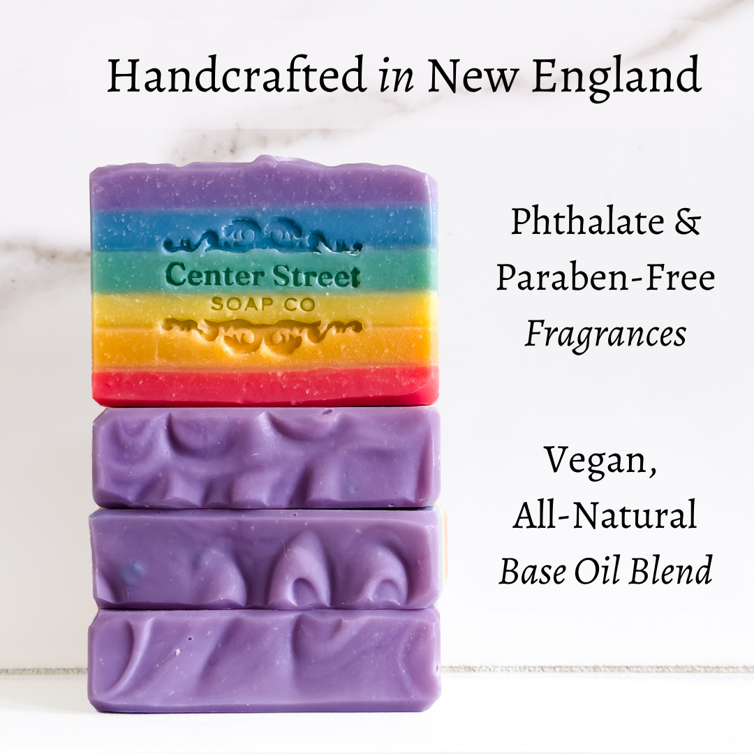 Love Rainbow Pride Handmade Bar Soap - 4oz