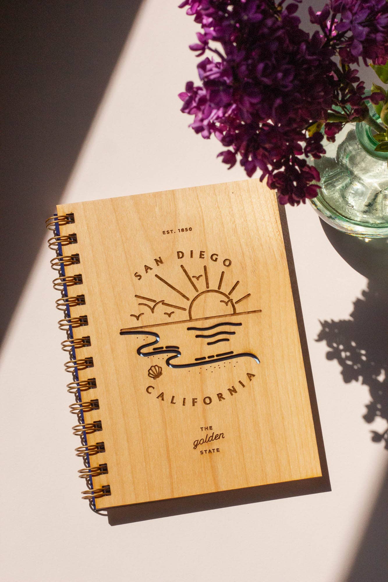 Pismo Beach Destination Wood Journal