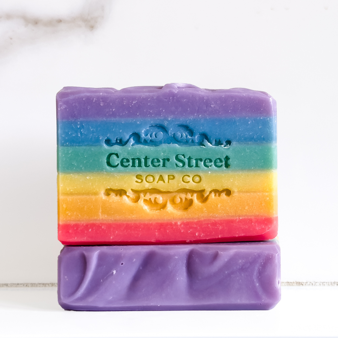Love Rainbow Pride Handmade Bar Soap - 4oz