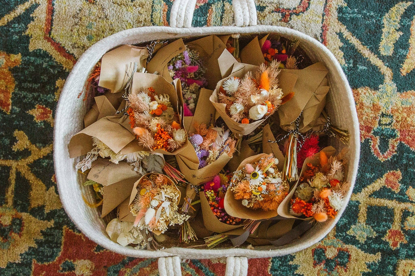 Mini Dried Flower Bouquets