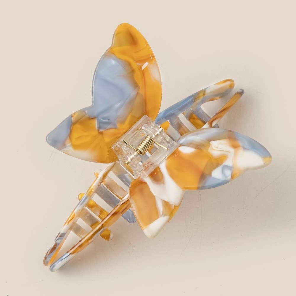 Three Piece Butterfly Hair Clip Set