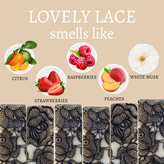 Lovely Lace Vegan Handmade Bar Soap - 4oz