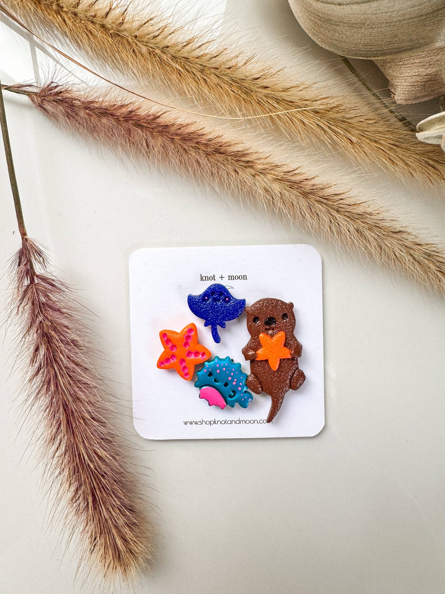 Magnet Set | Sea Otter and Friends
