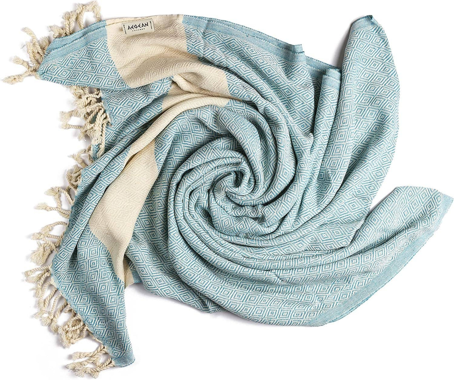 Aegean Concept Turkish Beach Towels – Oversized, Quick-Dry