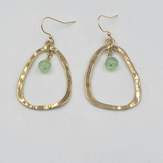 Earrings Gold Mystic Loop Drop GP