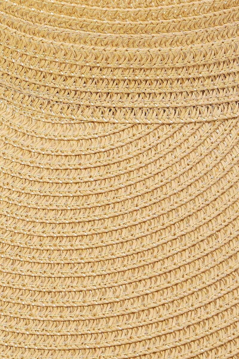 Natural Straw Fashion Visor