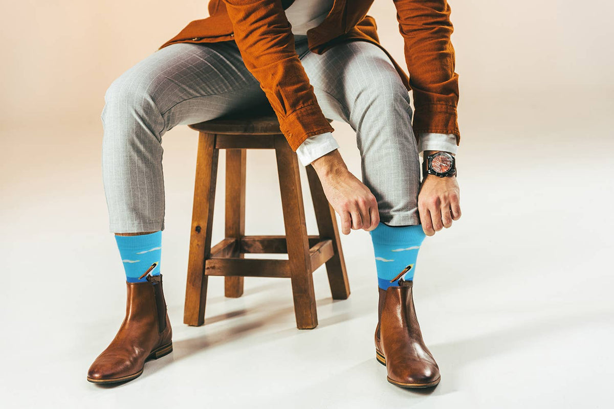 Sick Socks – Pelican & Fish - Exotic Animal Casual Socks