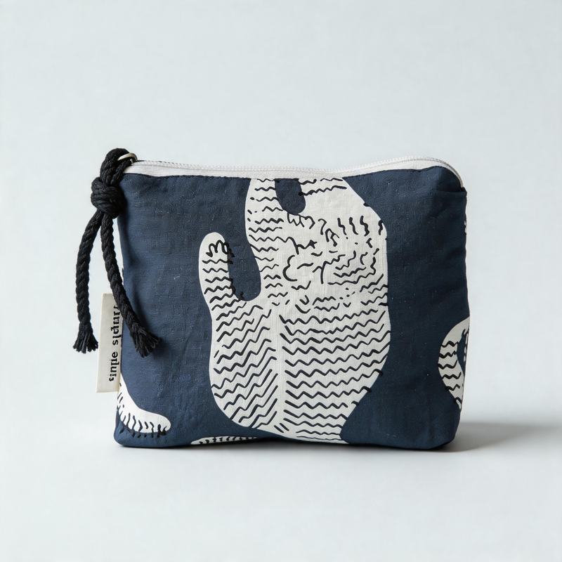 Bohemian Floral Printed Makeup Bag