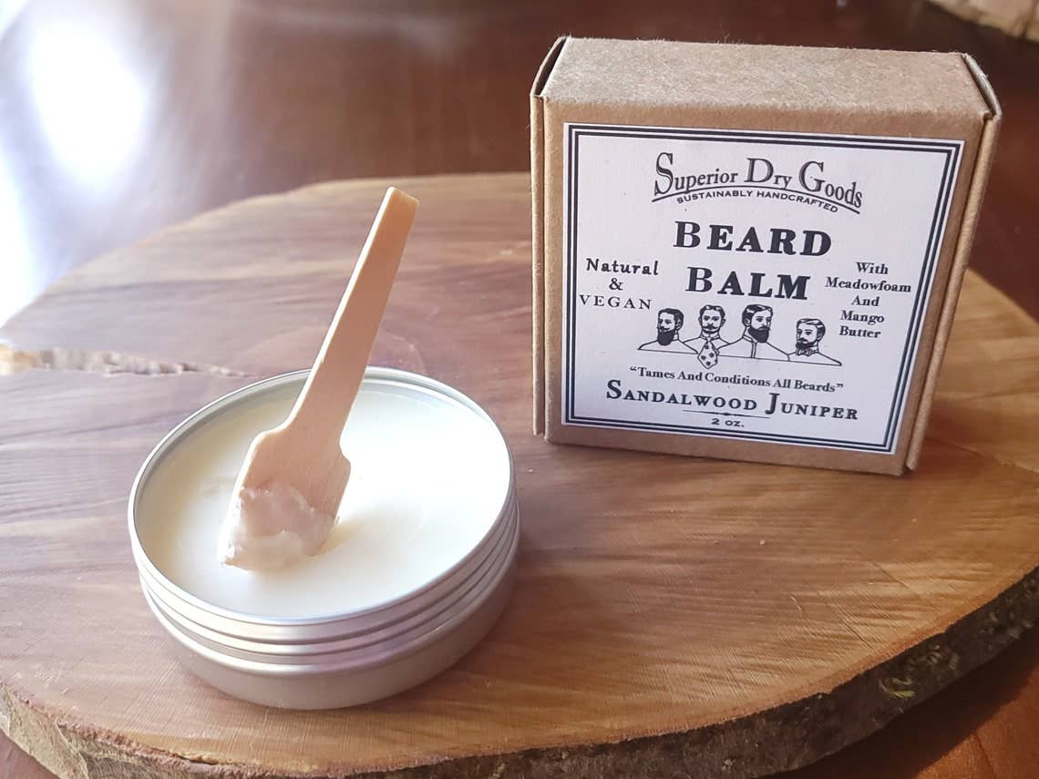 Vegan Sandalwood Juniper Beard Balm | All Natural