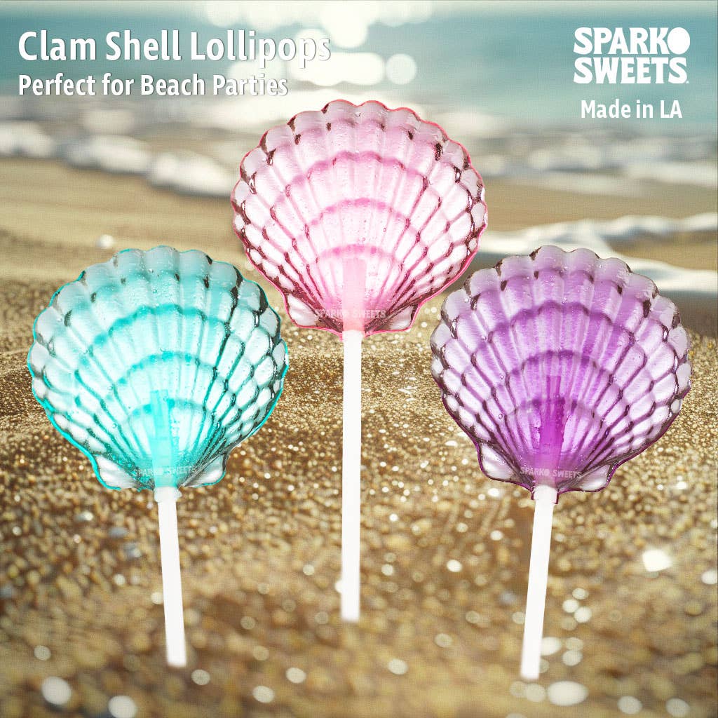 Clam Shell Lollipops - 2.2"