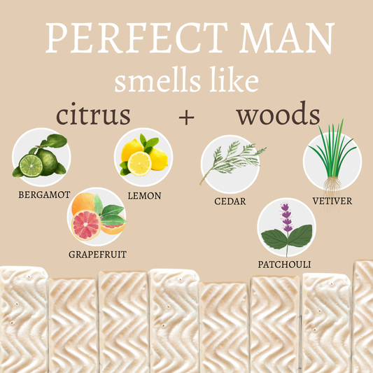 Perfect Man Vegan Handmade Bar Soap For Men - 4oz