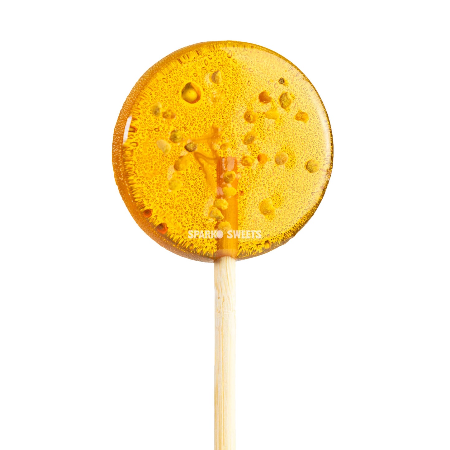 Honey Bee Pollen Lollipops - 1.7"