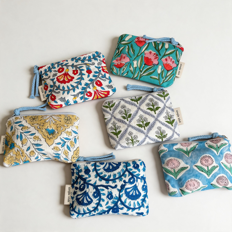 Boho Makeup Bag - Functional Cotton