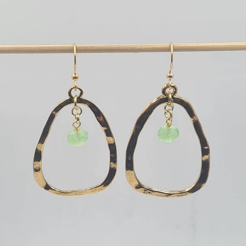 Earrings Gold Mystic Loop Drop GP