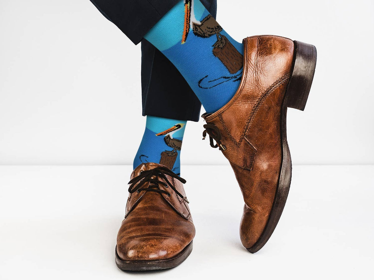 Sick Socks – Pelican & Fish - Exotic Animal Casual Socks
