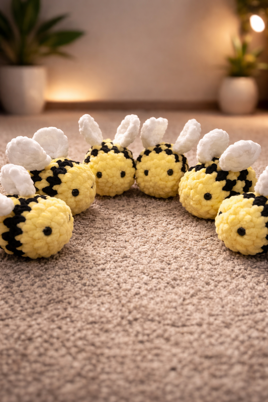 Mini Pocket Size Plushie-Bumblebee