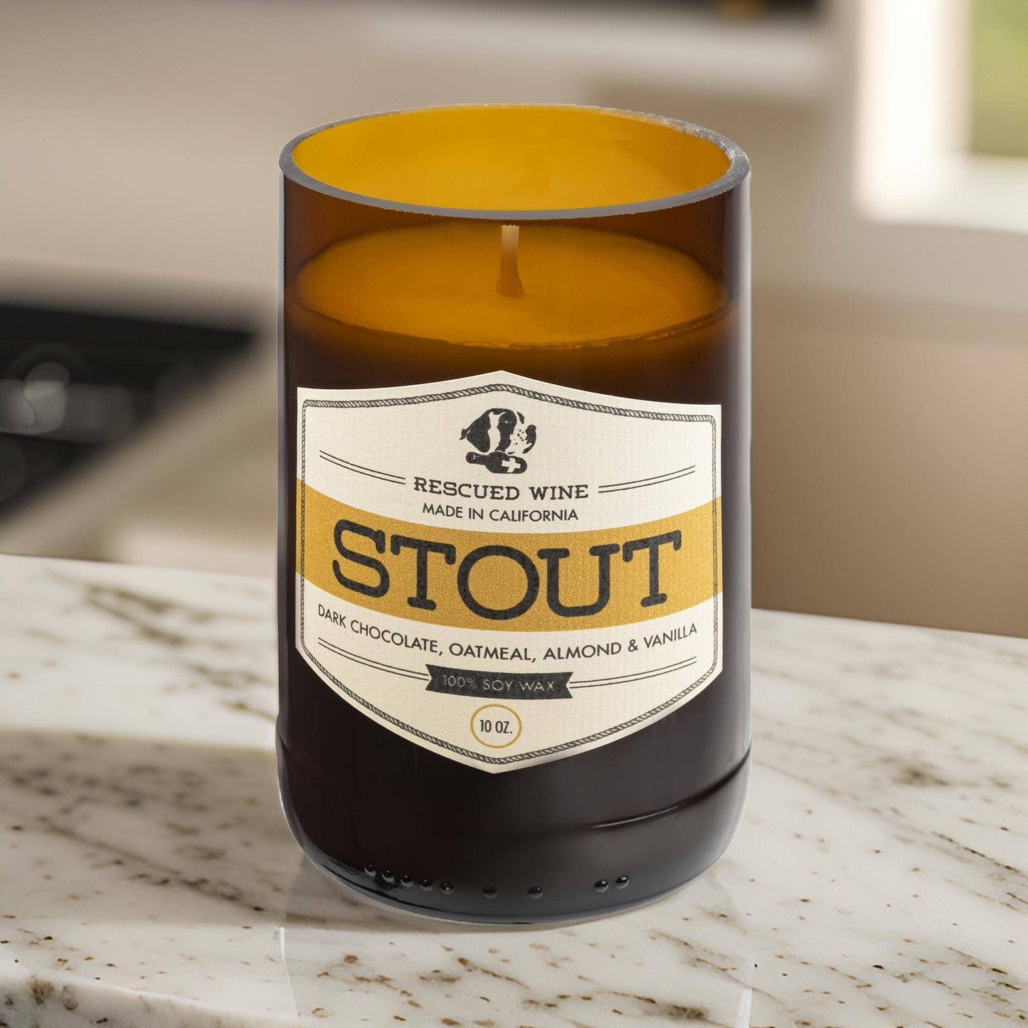 Stout Soy Candle - Beer Candle - Man Candle - Men's Gift