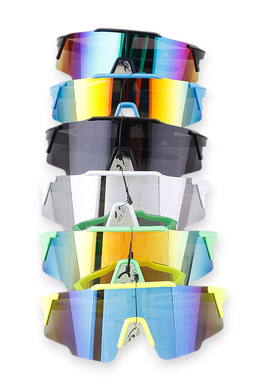 Kids Polycarbonate Curved Shield Sunglasses