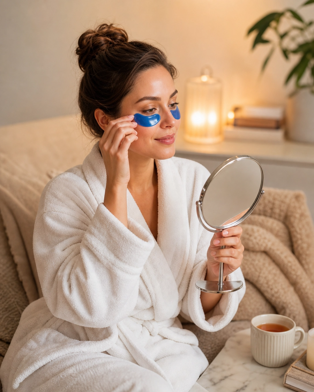 Ocean Blue Eye Masks