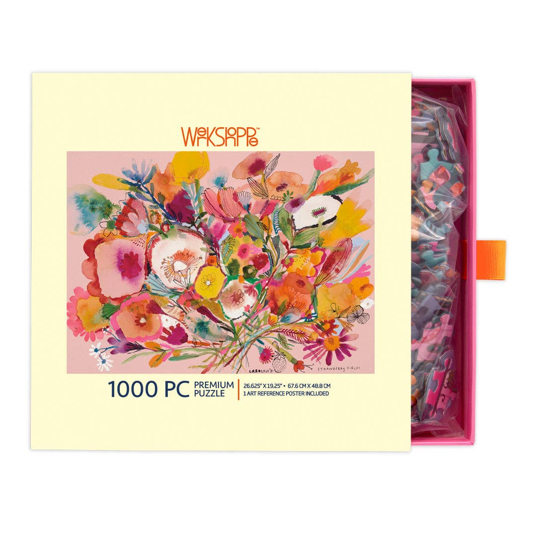 Strawberry Fields 1000 Piece Puzzle, Mother's Day Gift