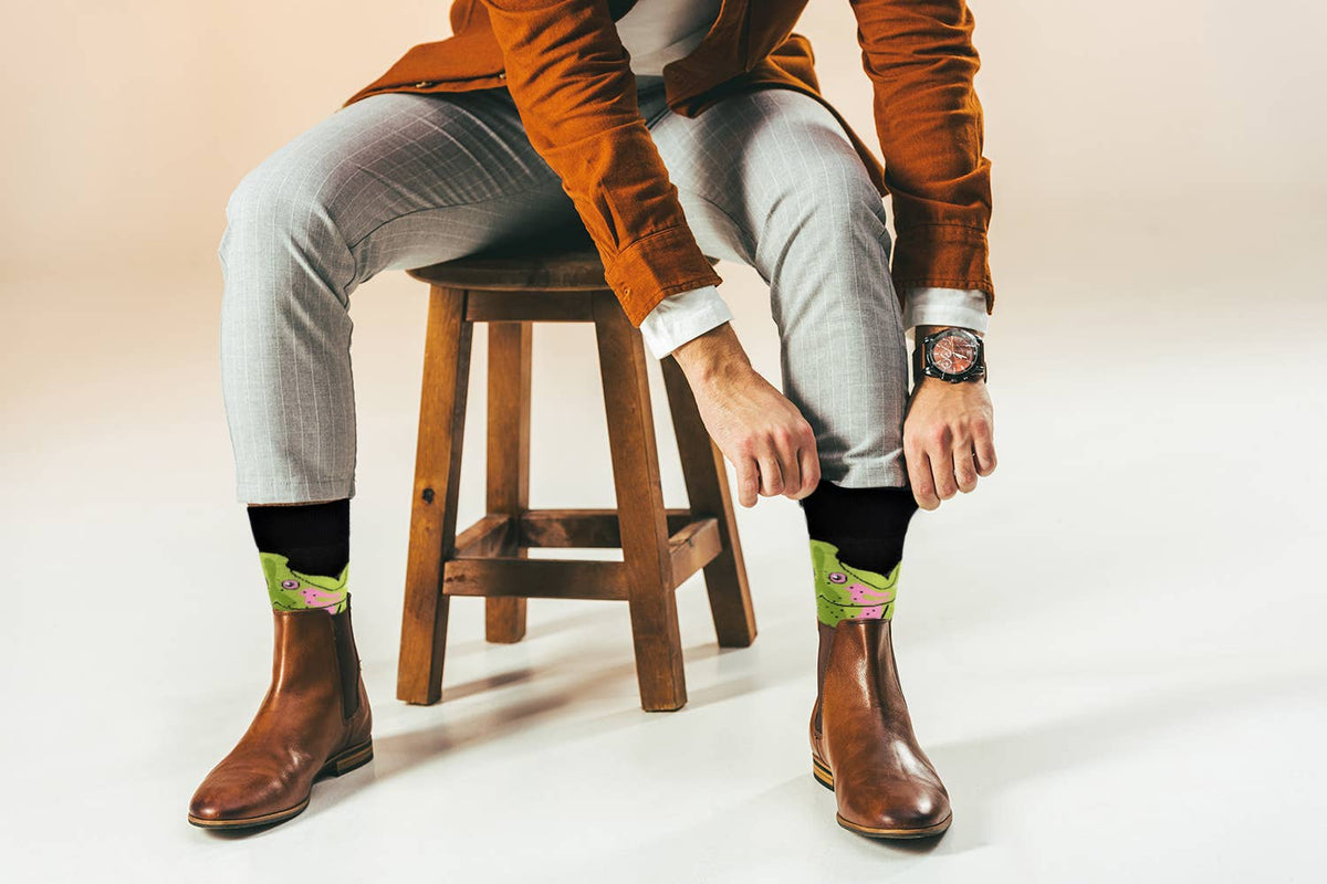 Sick Socks – Fish – Down South Casual Dress Socks