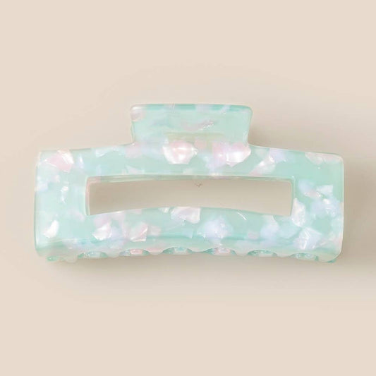 pink, white aqua Assorted Shapes Hair clip claw Set