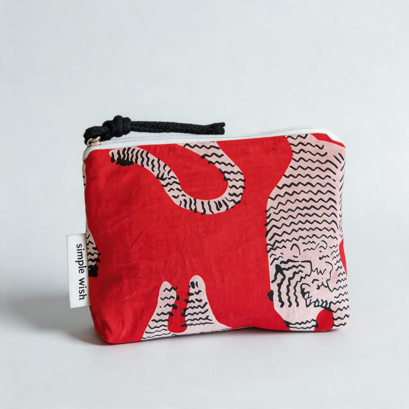 Bohemian Floral Printed Makeup Bag