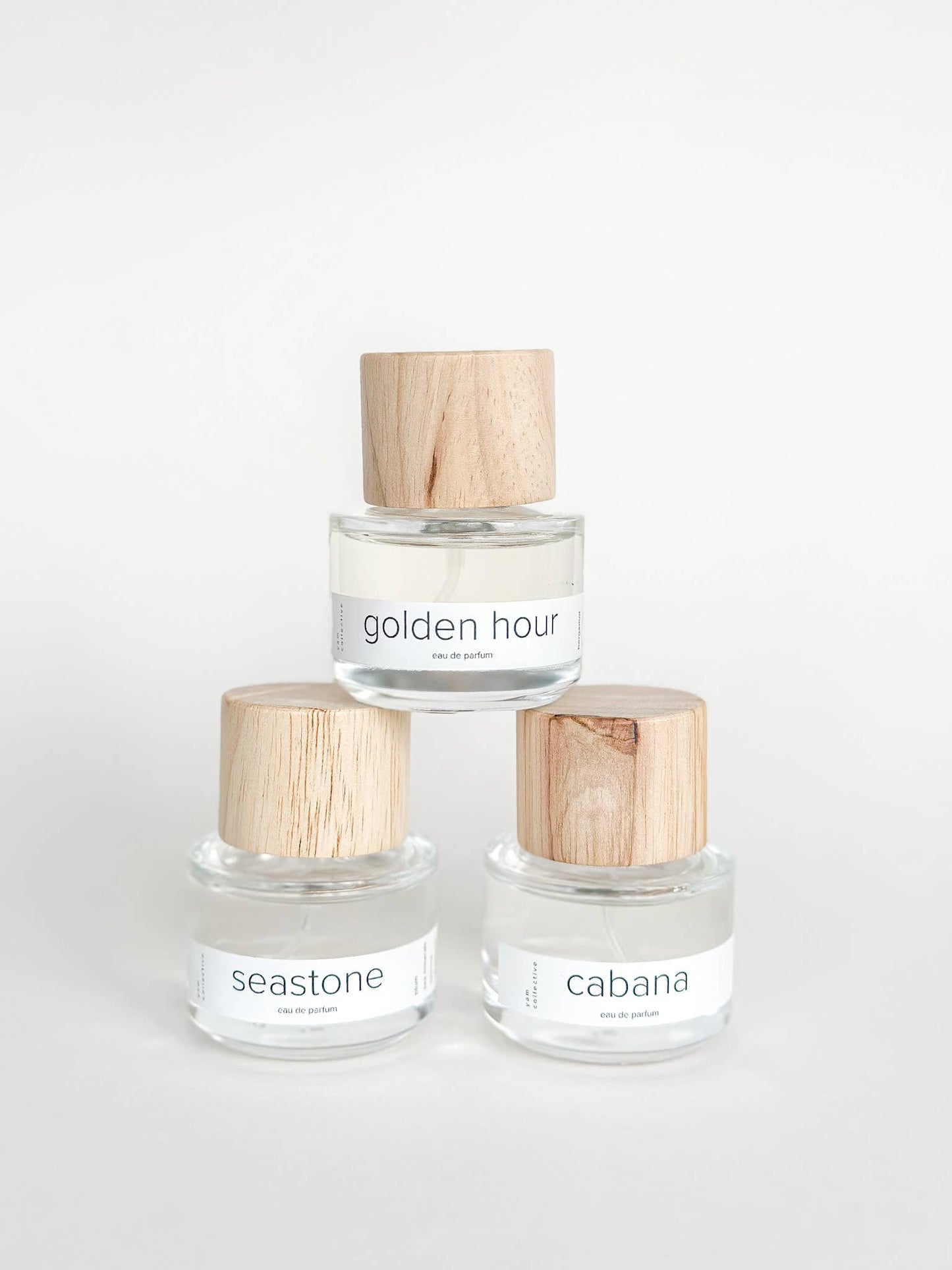 Eau de parfum: Sea Stone /marine minerals, cypress, plum