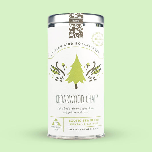 Cedarwood Chai (ORG) – 15 Tea Bag Tin