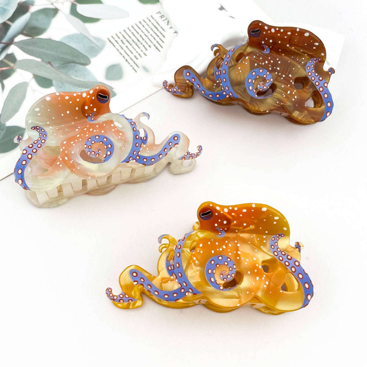 hair Claw Clip - OCTOPUS