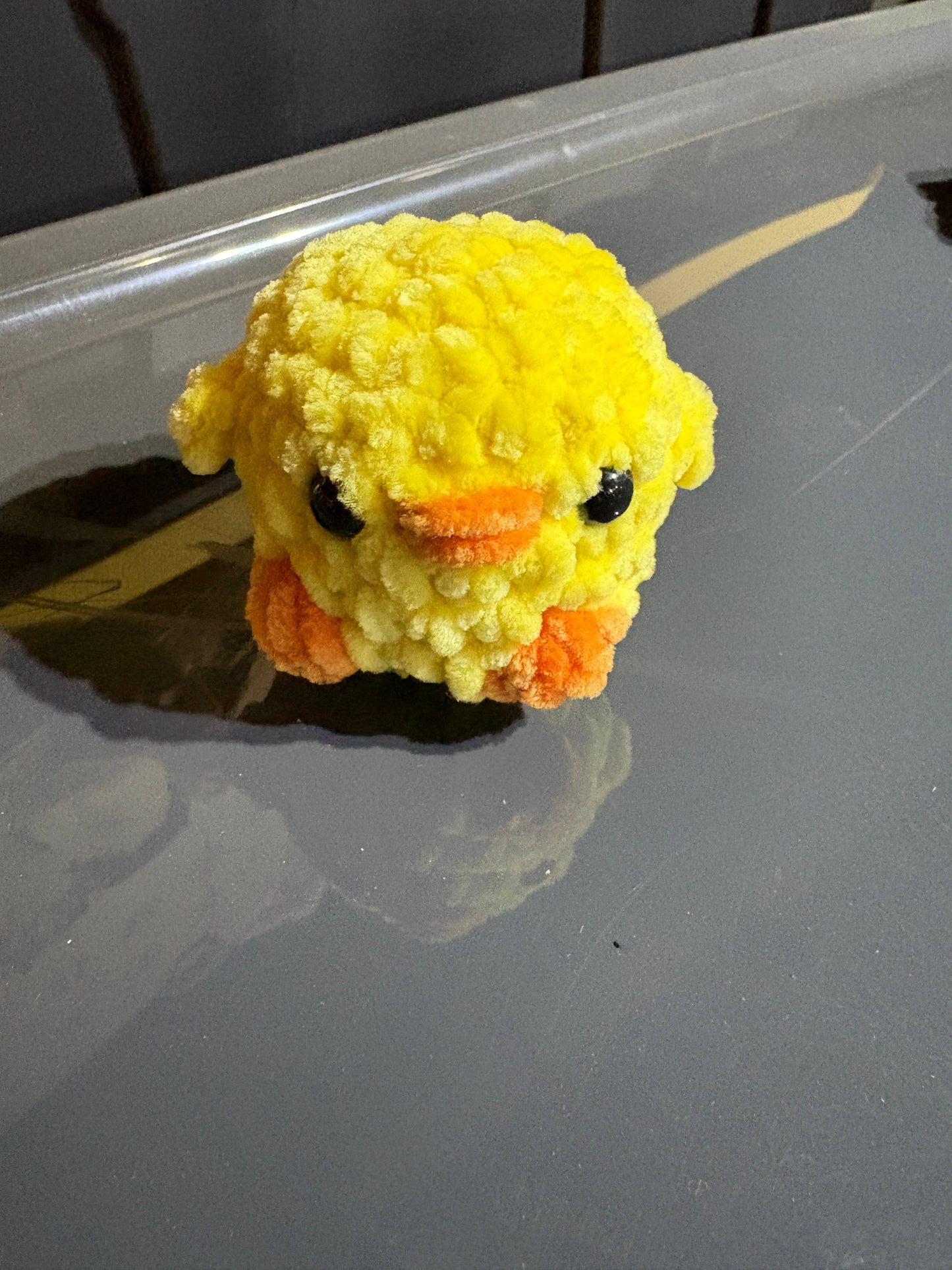 Mini Chick Plushie – Handmade Crochet Pocket-Size Baby Chick