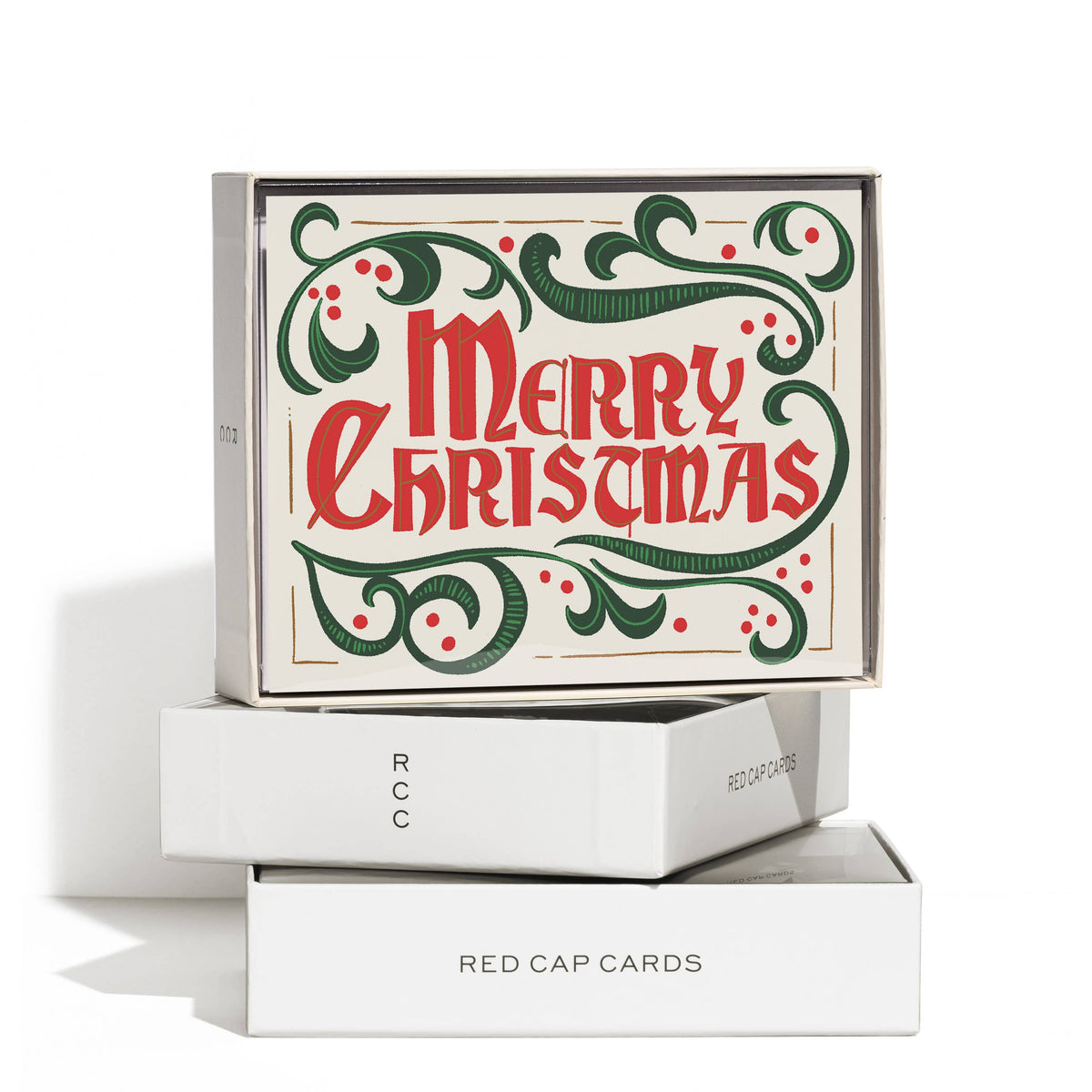 Old-Fashioned Merry Christmas Greeting Card by Dylan Mierzwinski