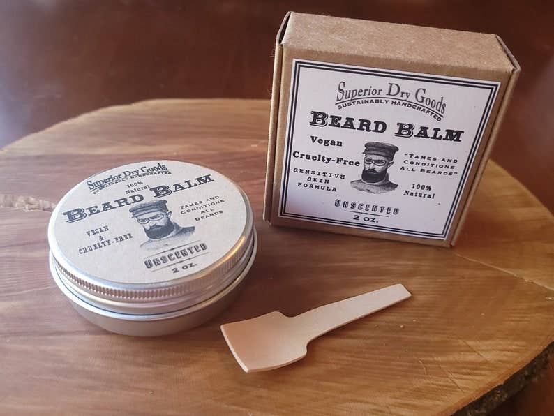 Vegan Unscented Beard Balm | All Natural