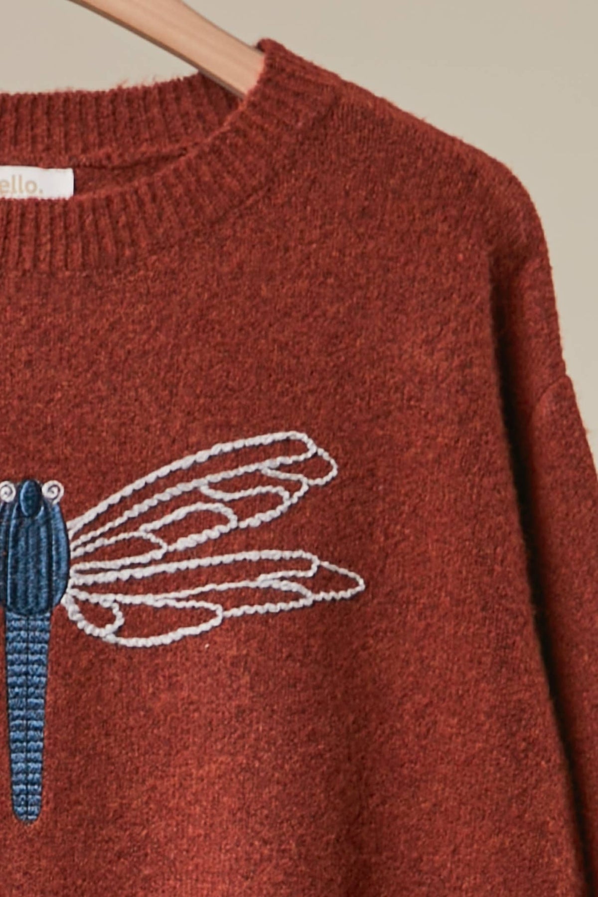 Dragonfly Ember Knit Sweater