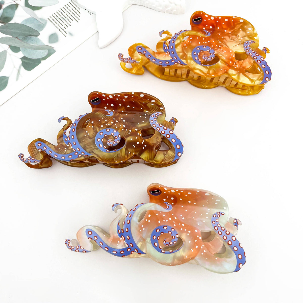 hair Claw Clip - OCTOPUS