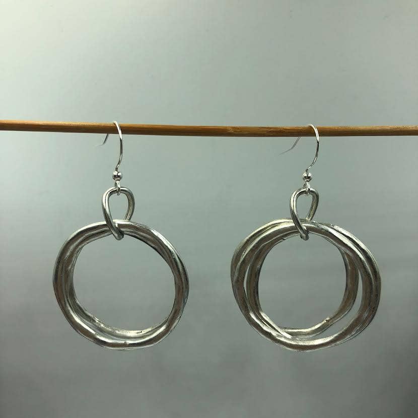 Free Form triple Hoop Earrings