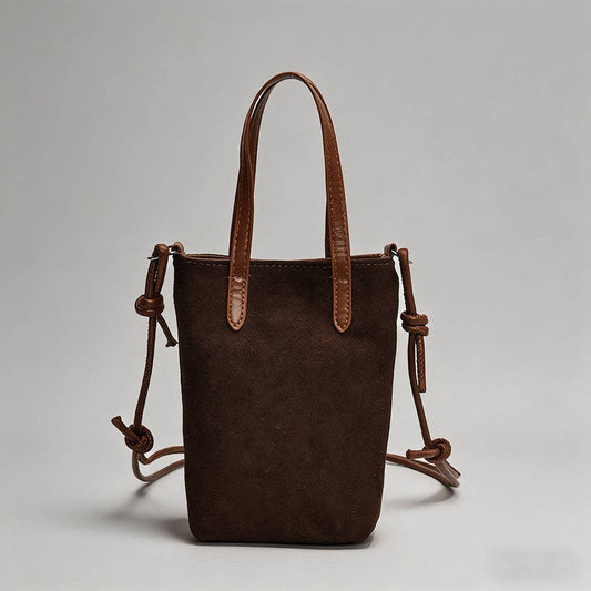 Vintage Suede Mini Purse | Crossbody Bag