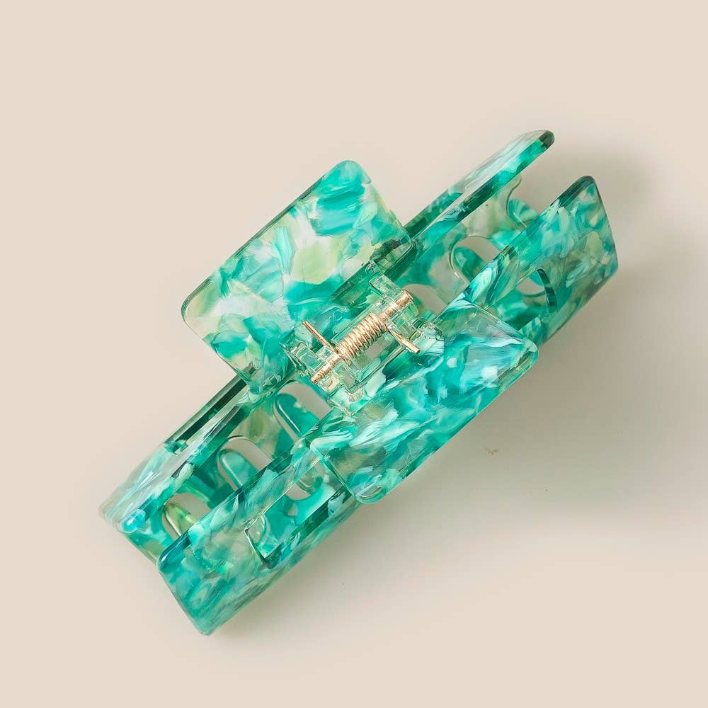 Bright Assorted Acetate Hair Claw Set